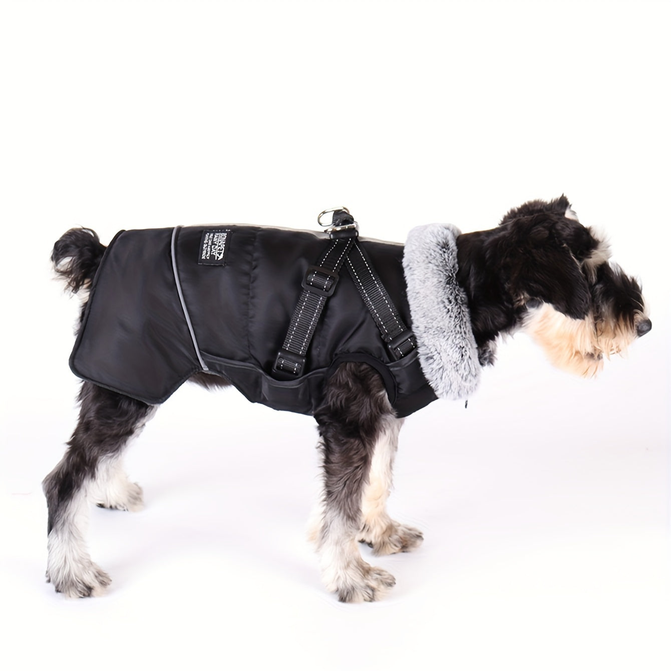 Hundemantel, Winterjacke Mit Reflektierendem Riemen